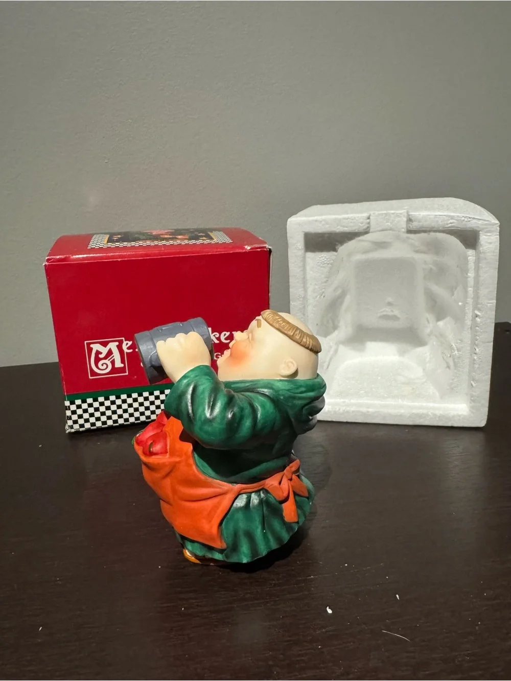 Dept 56 Merry Makers “Garrison the Guzzler” Porcelain Figurine-Original Box